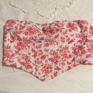 Floral Print Bandeau Top Princess Polly